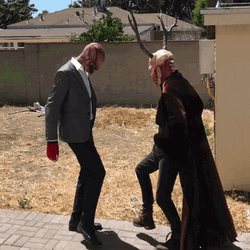 Funny Halloween Feet Dance Costume GIF