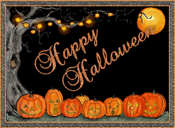 Funny Halloween Happy Halloween Pumpkin Lights GIF