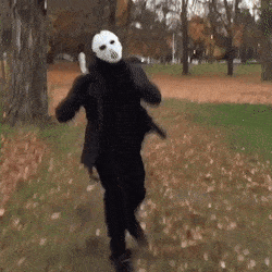 Funny Halloween Swaying Killing Teens GIF