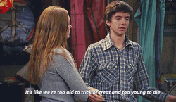Funny Halloween Too Old To Trick Or Treat GIF