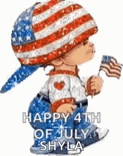 Funny Happy 4Th Of July Shyla GIF