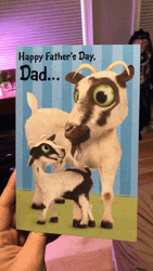 Funny Happy Fathers Day Card GIF