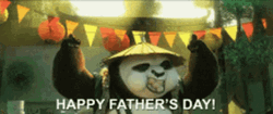 Funny Happy Fathers Day Po Eating GIF