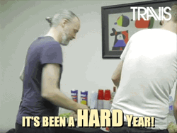 Funny Happy New Year It's Been A Hard Year GIF