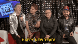 Funny Happy New Year Walk The Moon GIF