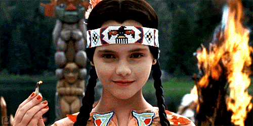 Funny Happy Wednesday Addams Christina Ricci GIF