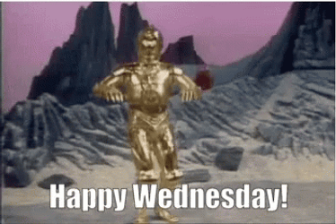 Funny Happy Wednesday Dancing C3po GIF