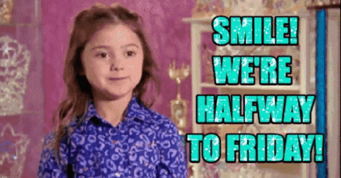 Funny Happy Wednesday Grinning Girl GIF
