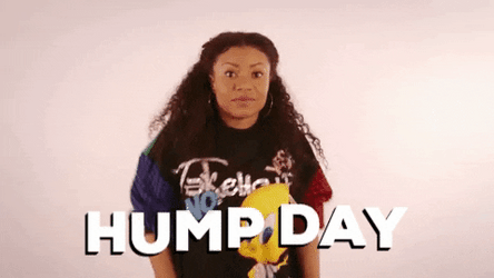 Funny Happy Wednesday Posing Shalita Grant GIF