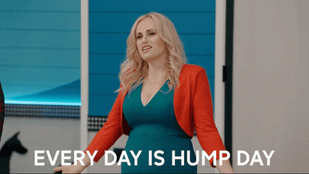 Funny Happy Wednesday Rebel Wilson Hump Day GIF