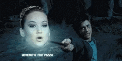 Funny Harry Potter Where's The Pizza GIF