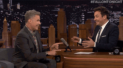 Funny Hug Jimmy Fallon  GIF