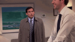 Funny Hug The Office GIF