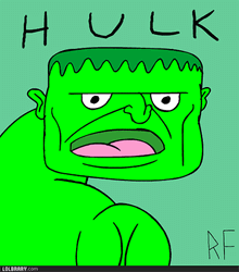 Hulk Flexing His Muscle GIF