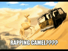 Funny Hump Day Camel Rapping GIF