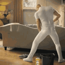 Funny Hunk Cleaning & Dancing GIF