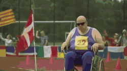 Funny Inspirational Paralympics Athlete GIF