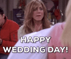 Funny Jennifer Aniston Congratulates On Wedding   GIF