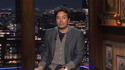 Funny Jimmy Fallon Hide Disappearing GIF