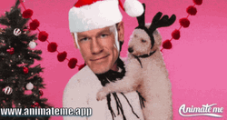 Funny John Cena Happy Holidays Meme GIF