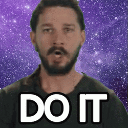 Funny Just Do It Galaxy  GIF
