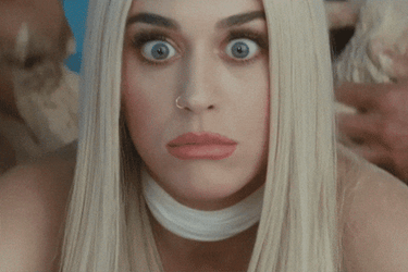 Funny Katy Perry Face Pulls GIF