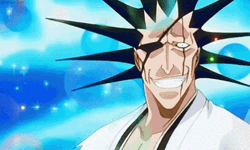 Funny Kenpachi Smiling Face GIF