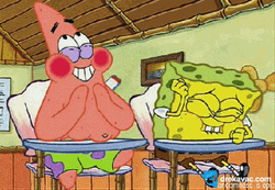Funny Laughing SpongeBob And Patrick GIF