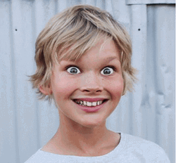 Funny Loco Crazy Teens Face GIF