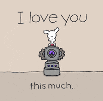 Funny Love Robotic Arms  GIF