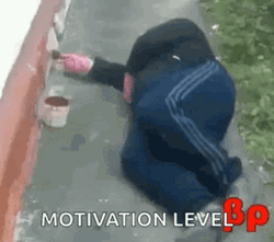 Funny Low Motivation Level GIF