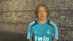 Funny Luka Modric GIF