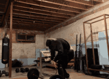 Funny Man Doing Deadlift GIF