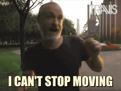 Funny Man I Cant Stop Moving GIF