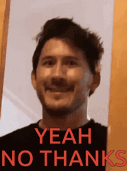 Funny Man No Thank You 367 Reaction GIF