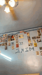 Funny Man Sneaking On Camera GIF