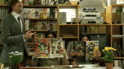 Funny Men Mustache GIF