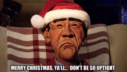 Funny Merry Christmas Jeff Dunham Puppet GIF