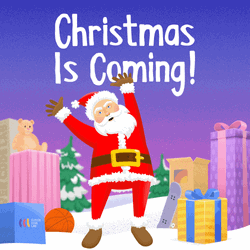 Funny Merry Christmas Santa Happy Dance GIF