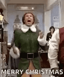 Funny Merry Christmas Wiill Ferrell Elf GIF
