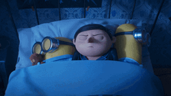 Funny Minions Gru Good Night GIF