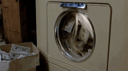 Funny Money In Washing Machine GIF