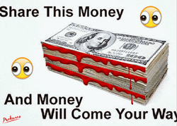 Funny Money Leaks Blood GIF