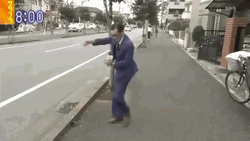 Funny Morning Dancing Reporter GIF