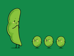 Funny Mothers Day Peas Animated GIF
