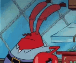 Funny Mr Krabs Money Eyes GIF