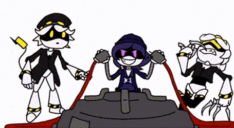 Funny Murder Drones Characters Bread Horay GIF