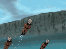 Funny Naruto Sasuke Water Launch GIF