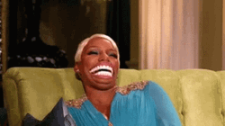 Funny NeNe Leakes Wide Mouth Laughing Meme GIF