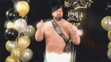 Funny New Year Smiling And Dancing Man GIF